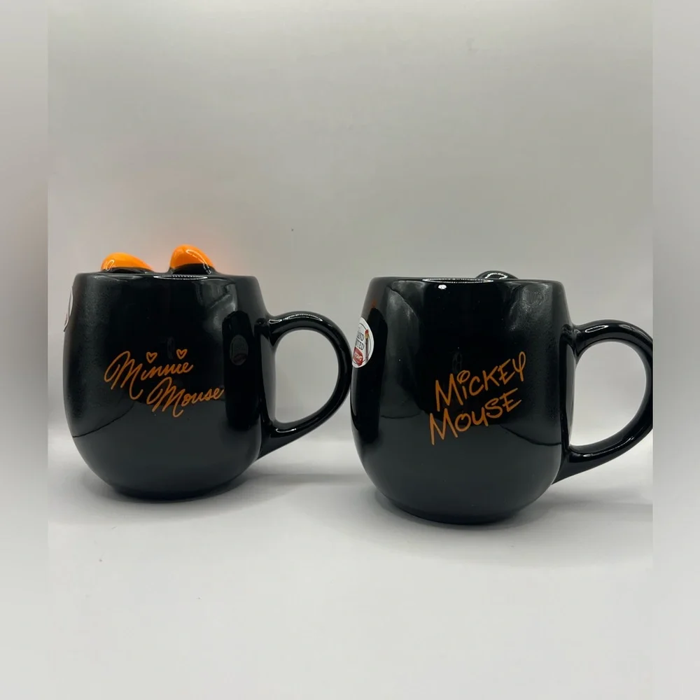 Disney Mickey and Minnie Mouse Skeleton Character Mugs - Picture 2 of 4